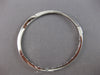 .71CT DIAMOND 18KT WHITE GOLD 3D MULTI ROW DOUBLE SWIRL FUN CUFF BANGLE BRACELET