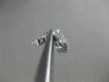 ESTATE .58CT ROUND DIAMOND 18KT WHITE GOLD 3D CLUSTER HALO STUD EARRINGS F/G VS