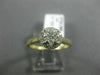 ESTATE .26CT DIAMOND 14KT YELLOW GOLD CLUSTER FILIGREE HALO FRIENDSHIP LOVE RING