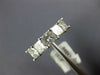 ESTATE LARGE 2.55CT DIAMOND 14K WHITE GOLD PRINCESS CUT 5 STONE ANNIVERSARY RING
