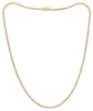 ESTATE 8.3CT DIAMOND 14KT WHITE GOLD 3D CLASSIC ROUND ETERNITY TENNIS NECKLACE