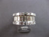 LARGE 3.85CT DIAMOND 18KT WHITE GOLD 3D BAGUETTE SEMI ETERNITY ANNIVERSARY RING