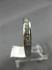ESTATE .85CT ROUND CUT DIAMOND 14KT WHITE GOLD 3D CHANNEL ANNIVERSARY RING #4007