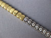 ESTATE 2.0CT DIAMOND 18K 2 TONE GOLD 3D CLASSIC SEMI BEZEL RIVIERA LOVE NECKLACE