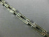 ANTIQUE 1.50CT DIAMOND 14K WHITE GOLD 3D CLASSIC PAVE BOX LINK BRACELET #18512