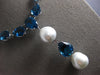 200.10CT DIAMOND & AAA BLUE TOPAZ & SOUTH SEA PEARL 18KT WHITE GOLD 3D NECKLACE