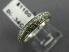ESTATE .34CT DIAMOND 14K WHITE GOLD CLASSIC PAVE WEDDING ANNIVERSARY RING #14951