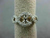 LARGE .75CT DIAMOND 14K WHITE & ROSE GOLD 3D FILIGREE SEMI MOUNT ENGAGEMENT RING
