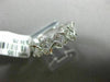 ESTATE .36CT DIAMOND 14K WHITE GOLD MULTI LEAF ETERNITY WEDDING ANNIVERSARY RING