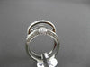 ESTATE LARGE 1.50CT DIAMOND 18KT WHITE GOLD 3D PRINCESS & ROUND COCKTAIL RING