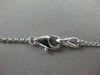 ESTATE DIAMOND TANZANITE 14K WHITE GOLD OPEN HANGING NECKLACE PENDANT #15563