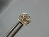 ESTATE .50CT DIAMOND 18KT YELLOW GOLD ROUND & BAGUETTE CLUSTER SQUARE EARRINGS