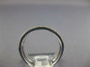 WIDE .45CT DIAMOND 14KT WHITE GOLD 3D ROUND & BAGUETTE CLUSTER ANNIVERSARY RING