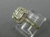 LARGE 1.70CT DIAMOND 18K ROSE GOLD 3D CLUSTER ENGAGEMENT INSERT ANNIVERSARY RING