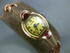 ANTIQUE ART DECO HELBROS .20CT AAA RUBY 14KT ROSE GOLD 3D HEXAGON WATCH #20708