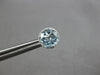 2.25CT DIAMOND & AAA BLUE TOPAZ 14KT WHITE GOLD ROUND CLASSIC HALO STUD EARRINGS