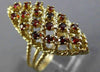 ESTATE LARGE 1.2CT AAA GARNET 14K YELLOW GOLD FILIGREE MARQUISE SHAPE RING 26254