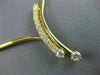 ESTATE 1.05CT DIAMOND 18KT YELLOW GOLD 3D CLASSIC JOURNEY DROP NECKLACE #12018