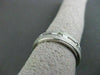 ESTATE WIDE .26CT DIAMOND 14K WHITE GOLD ETOILE ETERNITY ANNIVERSARY RING #14344