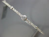 ESTATE 1.13CT DIAMOND 18KT WHITE GOLD 3D ETOILE ETERNITY LOVE BANGLE BRACELET