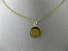 ESTATE 14KT YELLOW GOLD 3D STARBURST CROSS RELIGIOUS CONFIRMATION PENDANT #24994