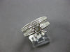 .71CT DIAMOND 18K WHITE GOLD 4 PRONG SEMI MOUNT ENGAGEMENT WEDDING BAND RING SET