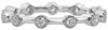 .29CT DIAMOND 18KT WHITE GOLD 3D ROUND FILIGREE BAMBOO ETERNITY ANNIVERSARY RING