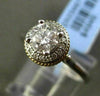 ANTIQUE .50CT DIAMOND 14KT TWO TONE GOLD SOLITAIRE 3D ENGAGEMENT FRIENDSHIP RING