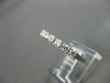 ESTATE .63CT DIAMOND 14KT WHITE GOLD 9 STONE CLASSIC ANNIVERSARY RING 2mm #20132