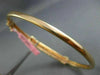 ESTATE 1.15CT DIAMOND 14KT ROSE GOLD 3D CLASSIC MULTI ROW PAVE BANGLE BRACELET