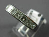 ESTATE 2.5CT PRINCESS CUT DIAMOND 14KT WHITE GOLD 3D CLASSIC WEDDING RING #21991