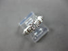 .40CT DIAMOND 14KT WHITE GOLD 3D CLASSIC ROUND & BAGUETTE ENGAGEMENT RING #27997