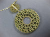 LARGE 8.37CT DIAMOND AAA & TSAVORITE PERIDOT 14KT YELLOW GOLD 3D FLOWER PENDANT