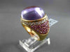 ESTATE MASSIVE 22.44CTW DIAMOND & AAA MULTI GEMSTONE 18KT ROSE GOLD 3D FUN RING