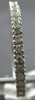 ESTATE .42CT DIAMOND 14KT WHITE GOLD ROUND ETERNITY 2MM WEDDING ANNIVERSARY RING