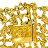EXTRA LARGE 26.60CT MULTI COLOR FANCY YELLOW DIAMOND 18K YELLOW GOLD 3D BRACELET