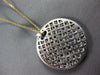 3.52CT DIAMOND & AAA YELLOW SAPPHIRE 18KT WHITE GOLD CIRCULAR STAR FUN PENDANT