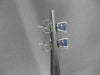 ESTATE 1.70CT AAA TANZANITE 14KT WHITE GOLD ROUND STUD EARRINGS BEAUTIFUL #22315