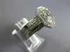 1.75CT DIAMOND 14KT WHITE GOLD ROUND & BAGUETTE ENGAGEMENT/ANNIVERSARY RING SET