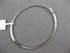 .85CT DIAMOND 14KT WHITE GOLD 3D CLASSIC ROUND SEMI ETERNITY 2MM BANGLE BRACELET