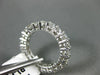 ESTATE 2.85CT ROUND DIAMOND PLATINUM GOLD 3D CLASSIC SHARED PRONG ETERNITY RING