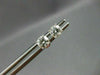 ESTATE .70CT DIAMOND 14KT WHITE GOLD SOLITAIRE SCREW BACK EARRINGS 5mm #22059