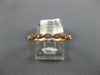 ESTATE .07CT DIAMOND 14K ROSE GOLD 2MM MARQUISE SHAPE FILIGREE ANNIVERSARY RING