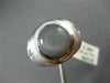 ESTATE LARGE 9.50CT DIAMOND & AAA STAR SAPPHIRE 14KT WHITE GOLD MENS RING #26279