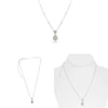 .89CT WHITE & MOCHA DIAMOND 18KT 2 TONE GOLD 3D PEAR SHAPE & ROUND HALO NECKLACE