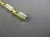 ESTATE 1.0CT DIAMOND 14KT WHITE & YELLOW GOLD CROSS RECTANGULAR TENNIS BRACELET