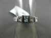 ESTATE 1.30CT PRINCESS DIAMOND 14KT WHITE GOLD 3D 5 STONE ANNIVERSARY RING #1173