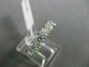 ESTATE WIDE .82CT DIAMOND 18KT WHITE GOLD 3D 7 STONE WEDDING ANNIVERSARY RING