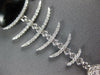 EXTRA LARGE 10.26CT DIAMOND AAA ONYX 14KT WHITE GOLD LUCKY FISH SKELETON PENDANT