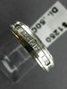 ESTATE .50CT DIAMOND 14KT WHITE GOLD 3D FILIGREE WEDDING ANNIVERSARY RING #8022
